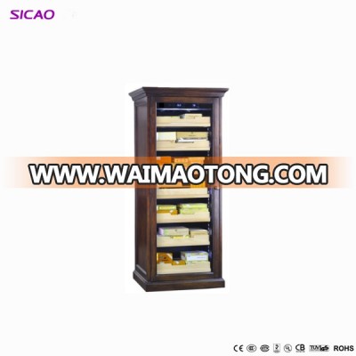 cigar cooling cabinet Sicao Electric Compressor cigar accessories cigar display cabinet  humidifier