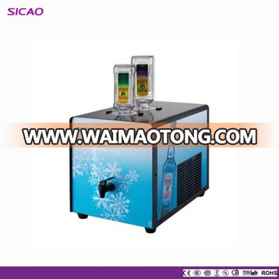 Hot!! 2 bottles Liquor Chiller Machine, Whisky Dispenser, Chilled Liquor Dispenser for Vodka, Tequila, Whisky