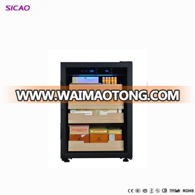 cabinet cigar humidor black color cigar cabinet with glass door ultrasonic humidifier cigar cabinet humidor