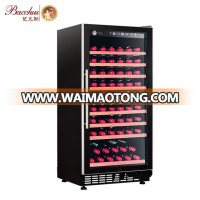 188L 72 bottles direct cooling compressor horizonta wine cellar cooling cabinet